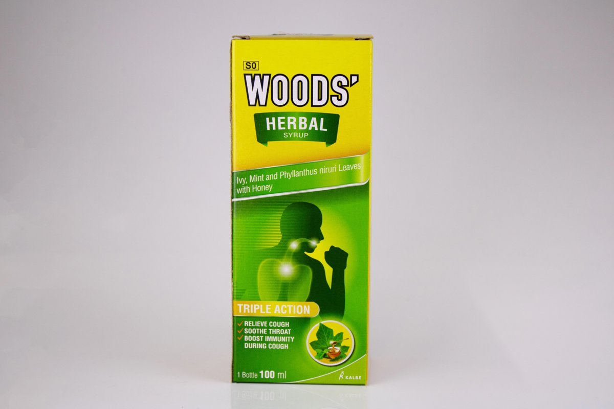 Kalbe - Woods' Herbal Syrup 100ml, product pack