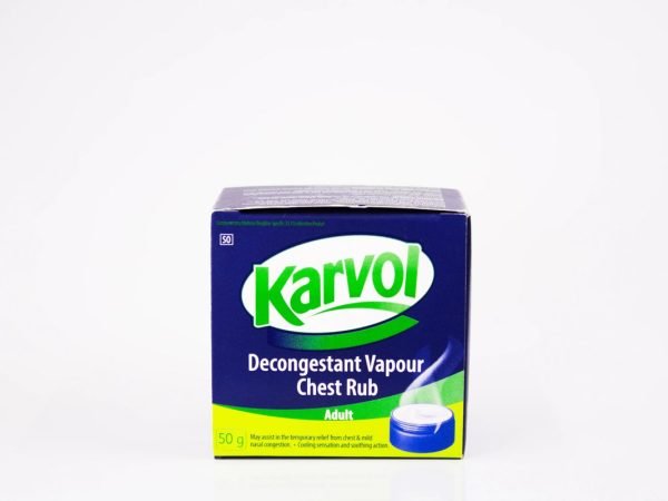 Karvol - Decongestant Vapour Chest Rub Adult 50g, product pack