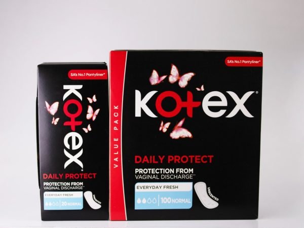 Kotex - Daily Protect 100 normal, product pack