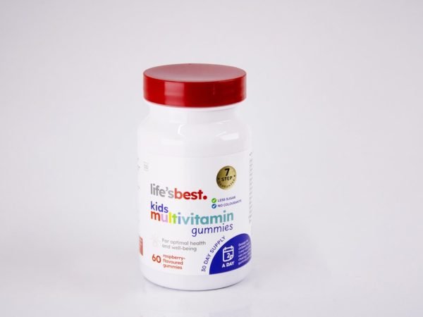 Life's best - Kids Multivitamin Raspberry Flavoured 60 gummies, product pack