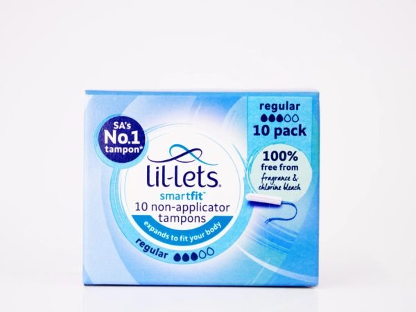 Lil-lets Smartfit - Regular 10 non-applicator tampons, product pack