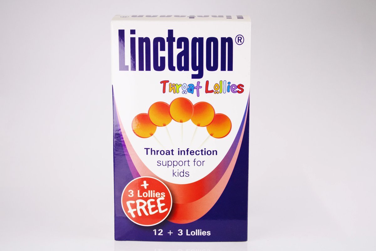 Linctagon - Throat Lollies 12+3, product pack