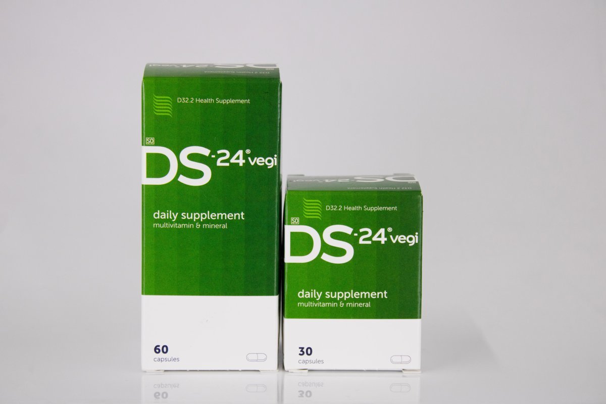 Litha Pharma - DS-24 vegi Multivitamin & Mineral 60 capsules, product pack