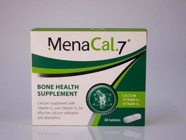 MenaCal 7 - Bone Health Supplement 30 tablets, product pack