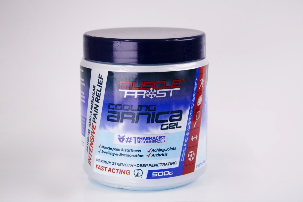 MuscleFrost - Cooling Arnica Cream 500g, product pack