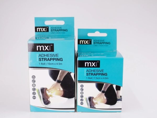 mx Health - Adhesive Strapping 7.5cm x 4.5m, product pack