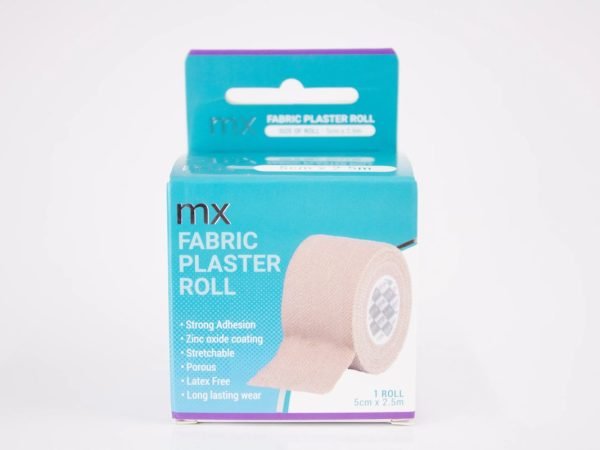 mx Health - Fabric Plaster Roll 5cm x 2.5m, product pack