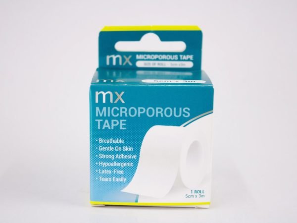 mx Health - Microporous Tape 5cm x 3m, product pack