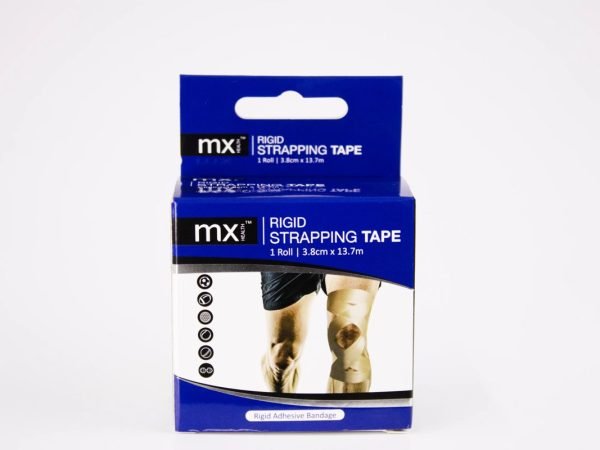 mx Health - Rigid Strapping Tape 3.8cm x 13.7m, product pack