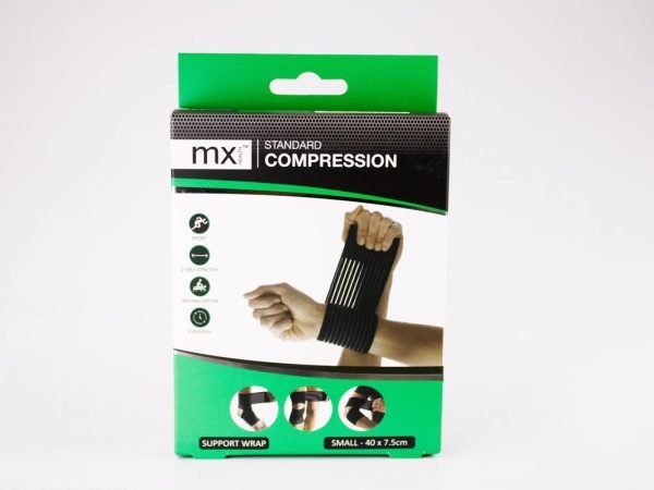 mx Health - Standard Compression Support Wrap Small 40 x 7.5cm, product pack