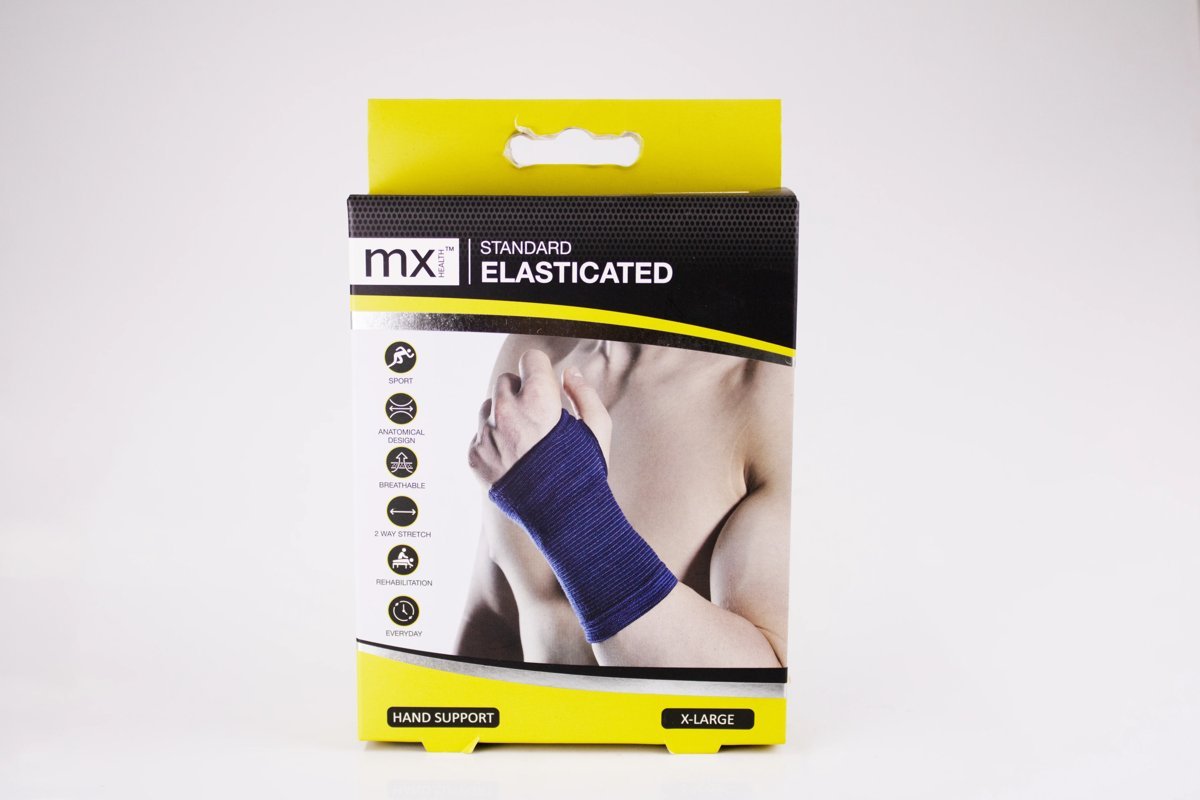 mx Health - Standard Elasticated Hand Support X-Large, product pack