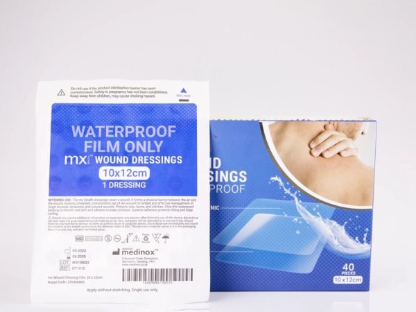 mx Health - Waterproof Wound Dressing Film Only 10x12cm, product pack