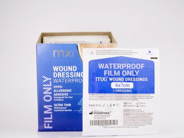 mx Health - Waterproof Wound Dressing Film Only 6x7cm, product pack