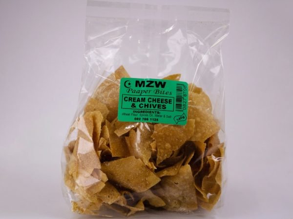 MZW - Paaper Bites Cream Cheese & Chives 140g, product pack