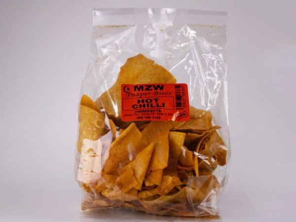 MZW - Paaper Bites Hot Chilli 140g, product pack