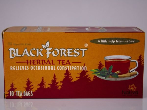 Nativa - Black Forest Herbal Tea Relieves Occasional Constipation 10 tea bags, product pack