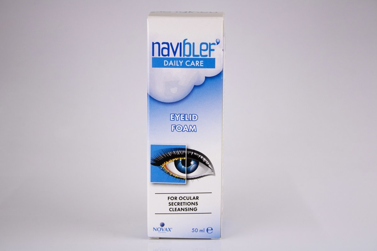 Naviblef - Daily Care Eyelid Foam 50ml, product pack