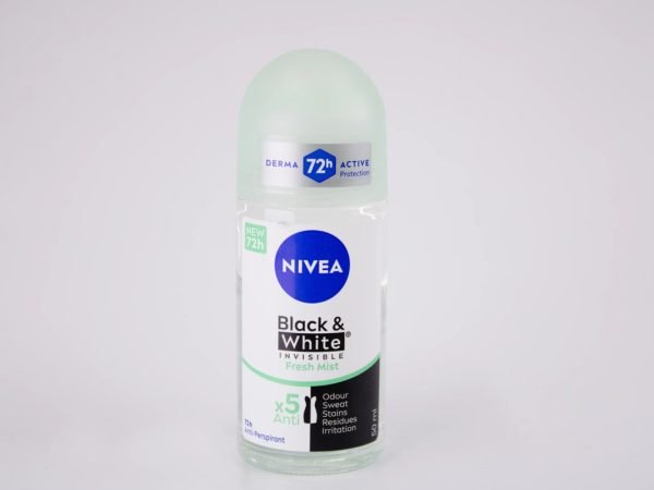 NIVEA - Black & White Fresh Mist Anti-Perspirant 50ml, product pack