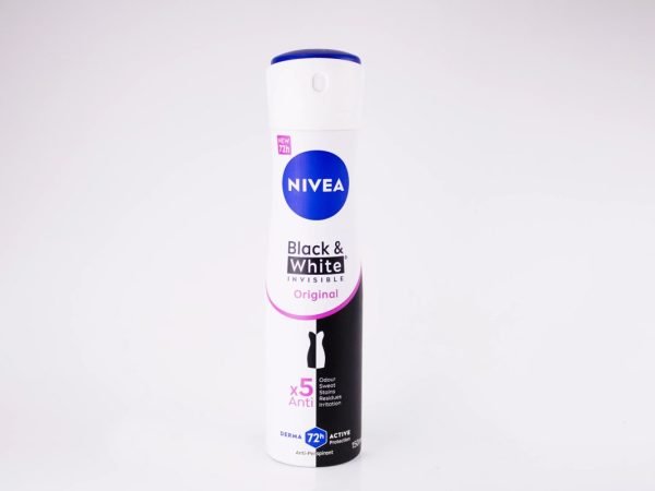 NIVEA - Black & White Original Anti-Perspirant 150ml, product pack