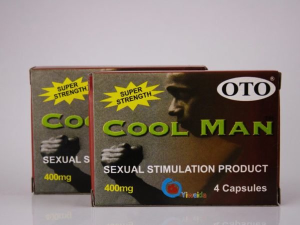OTO - Cool Man Sexual Stimulation Product 400mg 4 capsules, product pack