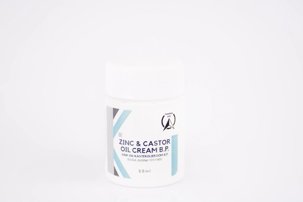 PharmaFen - Zinc & Castor Oil Cream B.P. 50ml, product pack