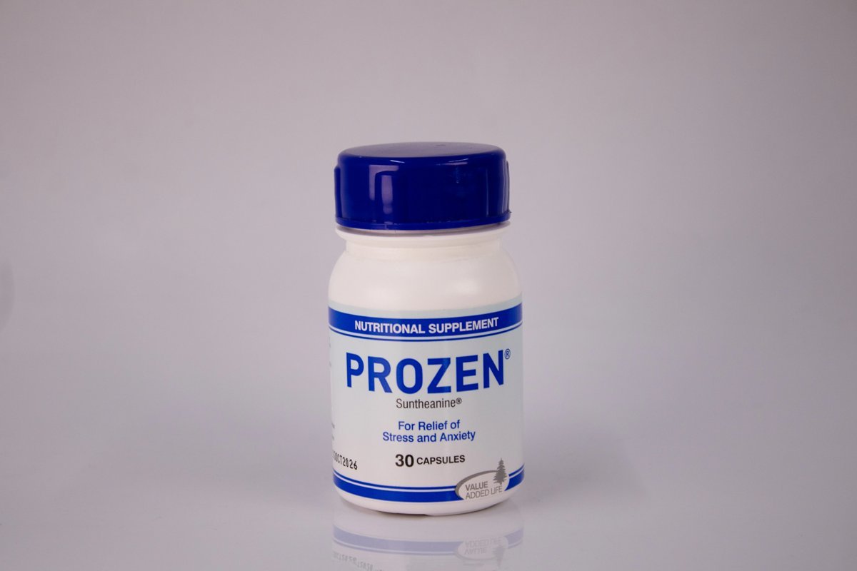 PROZEN Suntheanine - Nutritional Supplement 100mg 30 capsules, product pack