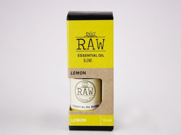 RAW - Essential Oil Blend Lemon 10ml, product pack