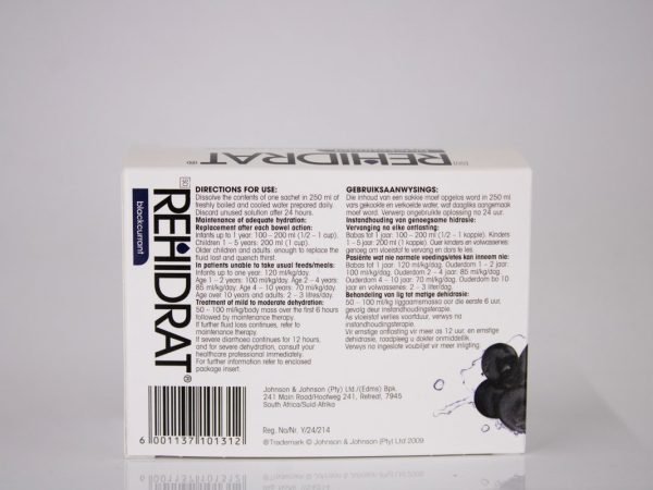 REHIDRAT - Blackcurrant Sachets, product pack