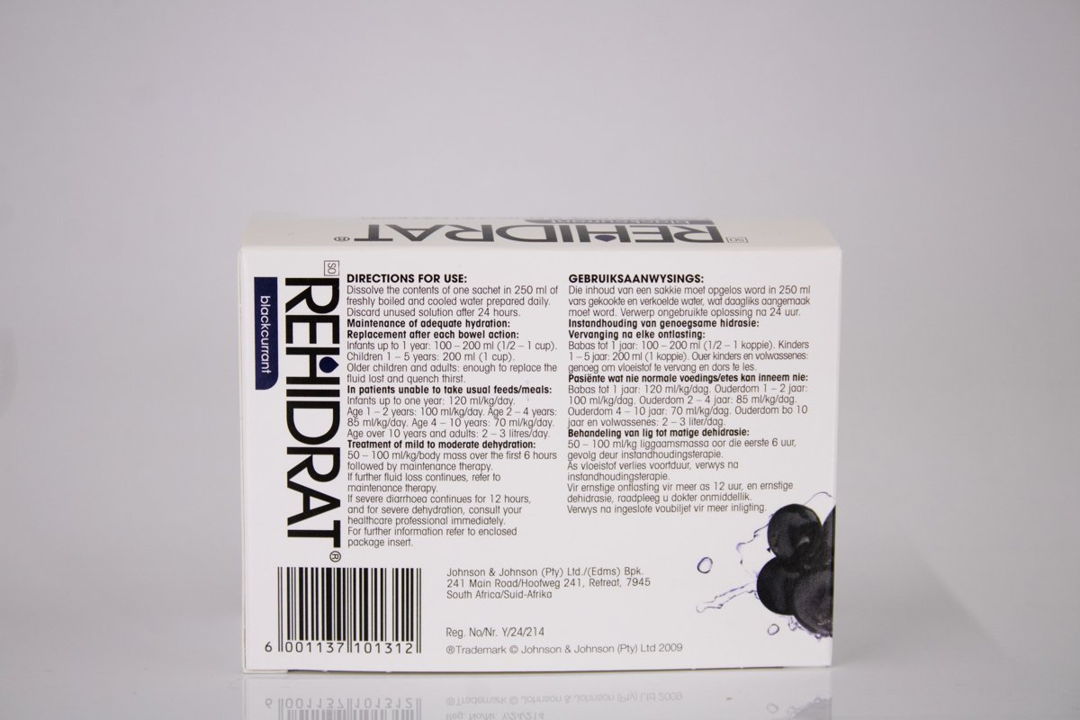 REHIDRAT - Blackcurrant Sachets, product pack