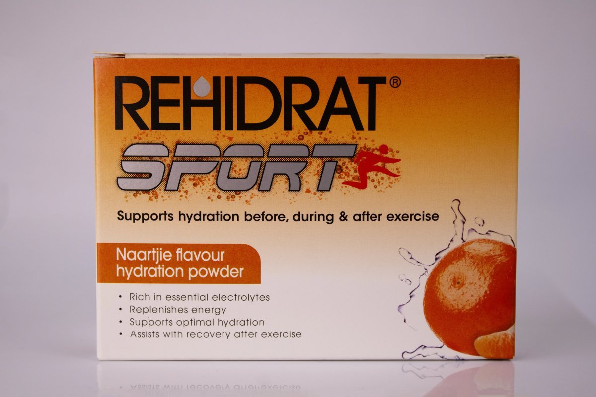 REHIDRAT Sport - Naartjie Flavour Hydration Powder, product pack