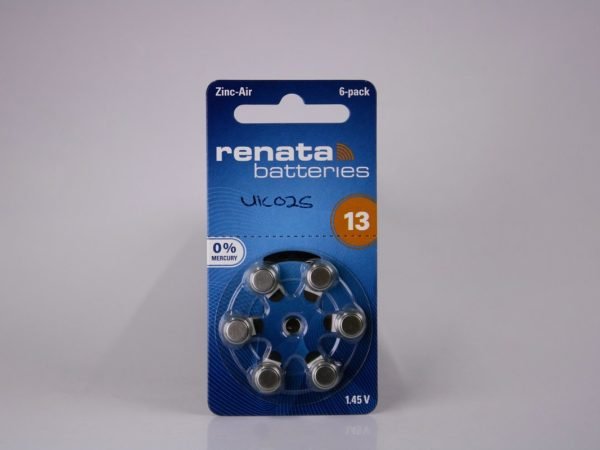 Renata batteries - Zinc-Air 1.45V 6-pack, product pack