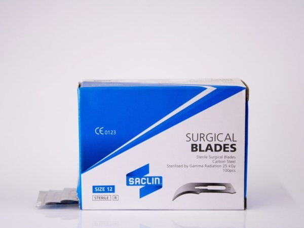 SACLIN - Surgical Blades Size 12 100pcs, product pack