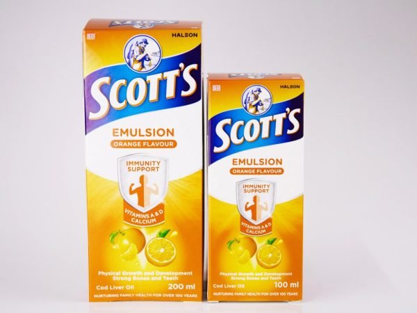 Scott's - Emulsion Orange Flavour 100ml, product pack