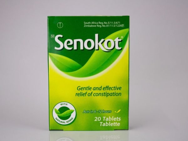 Senokot with Natural Senna 20 tablets, product pack