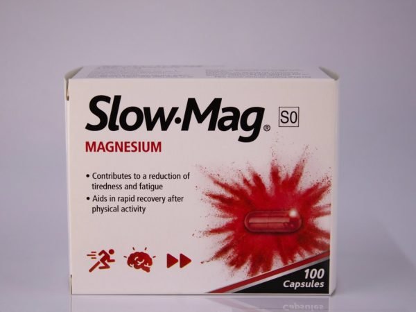 Slow-Mag - Magnesium 100 capsules, product pack