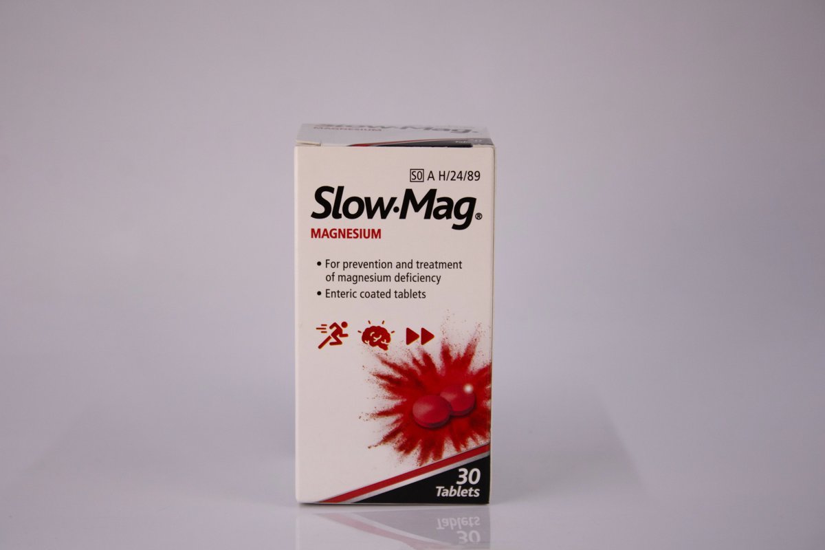 Slow-Mag - Magnesium 30 tablets, product pack