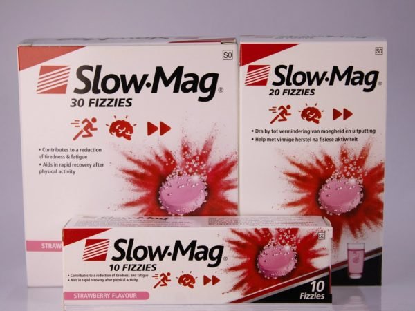 Slow-Mag - Strawberry Flavour 30 fizzies, product pack