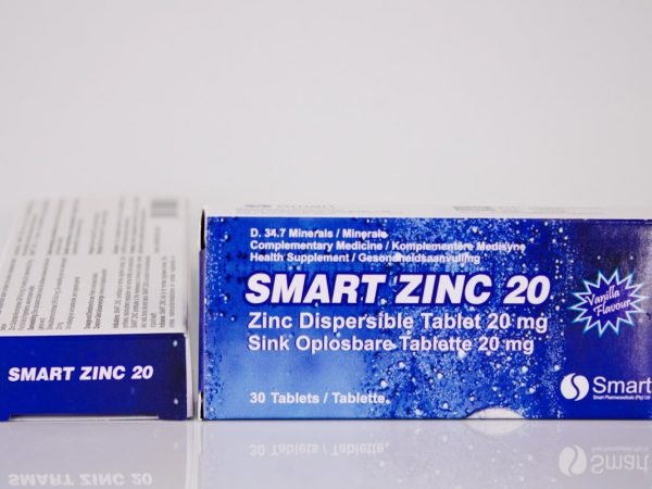 Smart - Smart Zinc 20mg 30 tablets, product pack