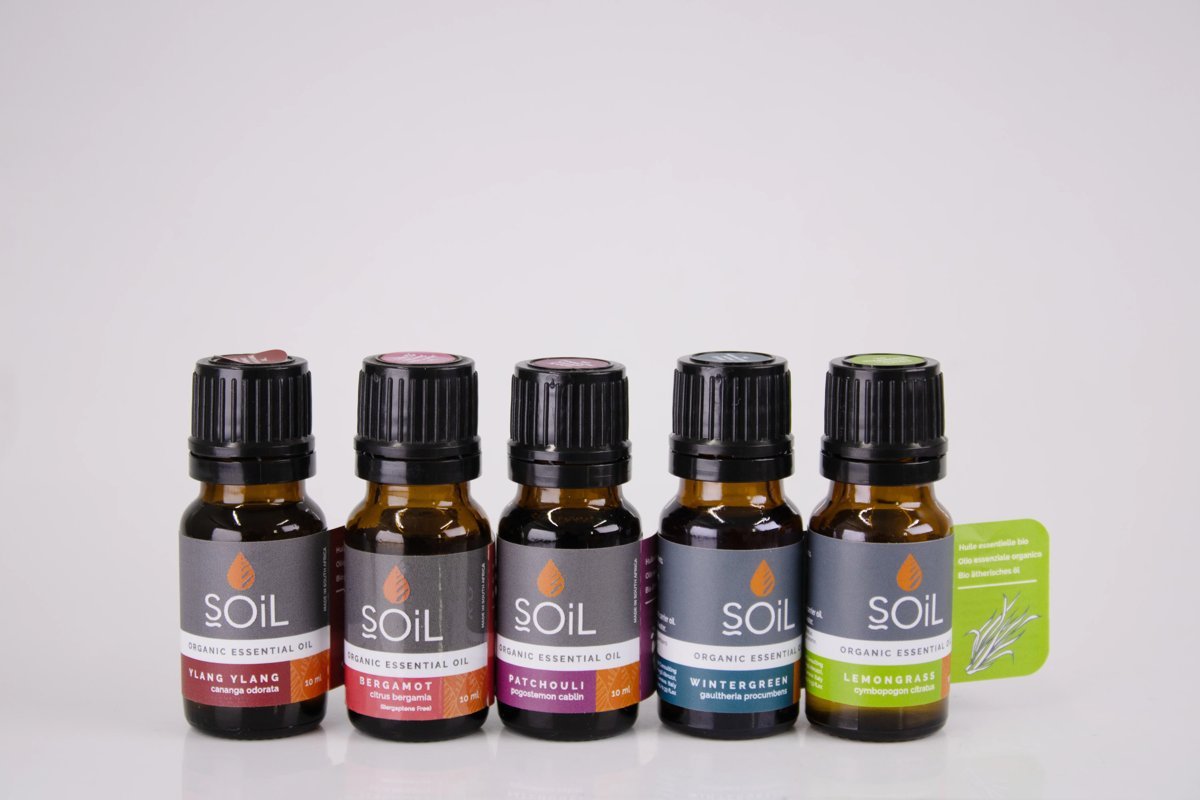 SOiL - Organic Essential Oil Lemongrass 10ml, product pack