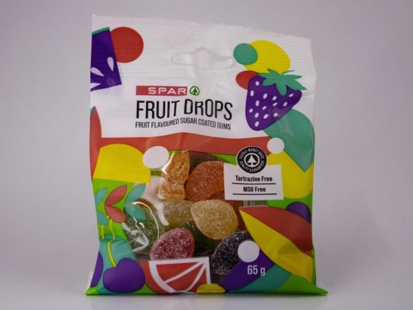 SPAR - Fruit Drops 65g, product pack