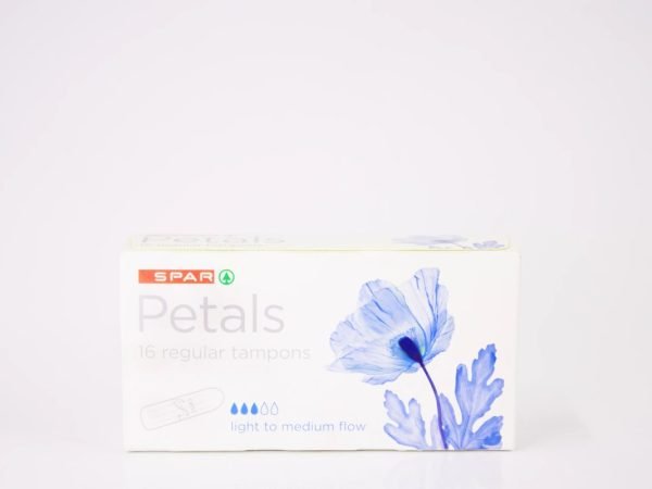 SPAR - Petald 16 regular tampons, product pack
