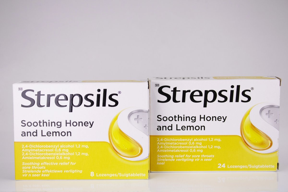 Strepsils - Soothing Honey and Lemon 24 lozenges, product pack