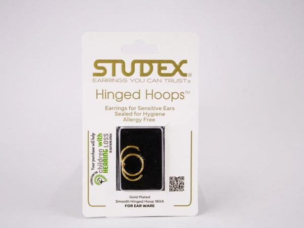 Studex - Hinged Hoops Earrings for Sensitive Ears, product pack
