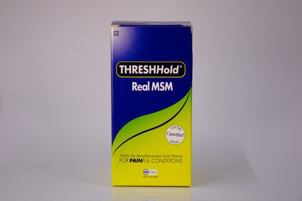 THRESHHold - Real MSM 1000 mg 60 tablets, product pack