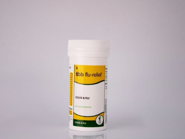 tibb health sciences - flu relief Colds & Flu 20 capsules, product pack