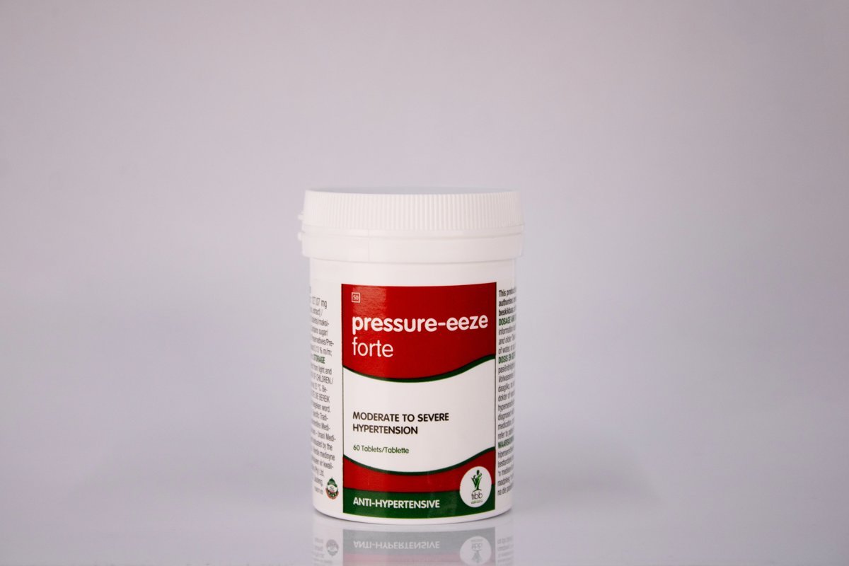 tibb health sciences - pressure-eeze forte Anti-Hypertensive 60 tablets, product pack