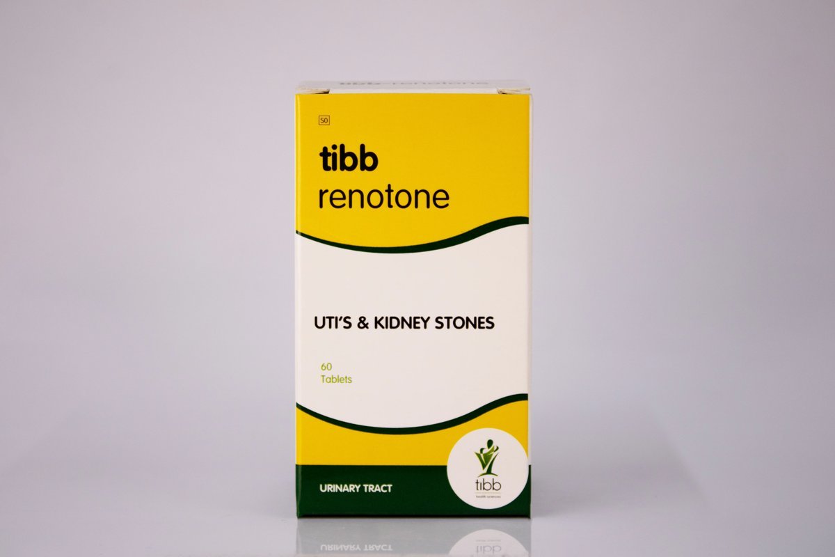 tibb health sciences - renotone Urinary Tract 60 tablets, product pack