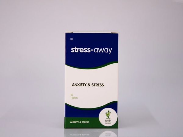 tibb health sciences - stress-away Anxiety & Stress 60 tablets, product pack