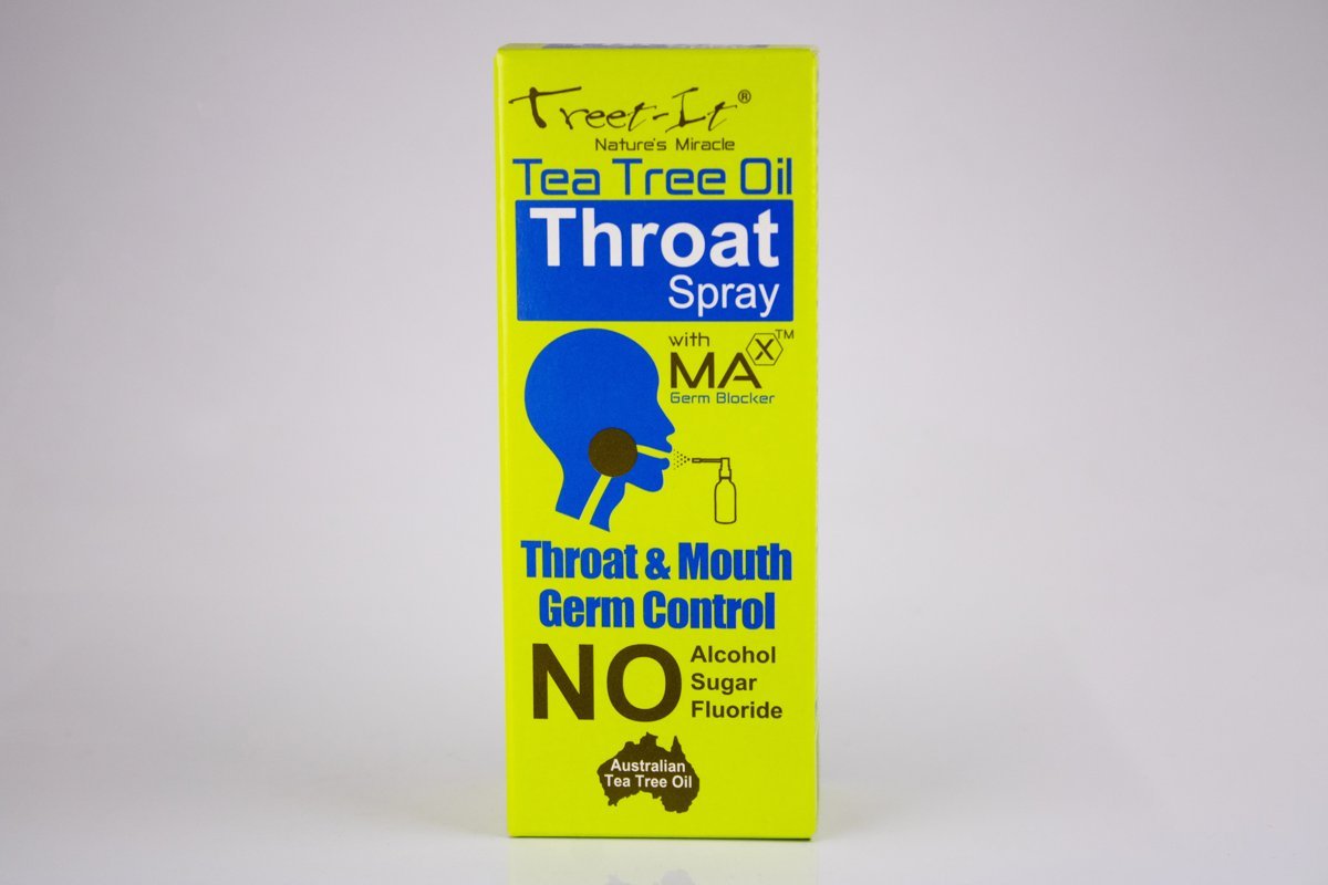 Treet-It - Tea Tree Oil Throat Spray, product pack