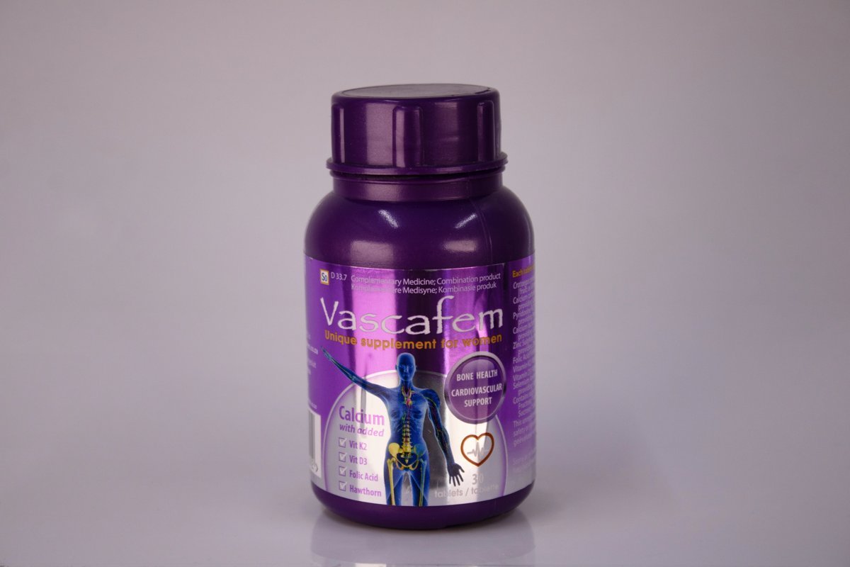 Vascafem - Unique Supplement for Women 30 tablets, product pack
